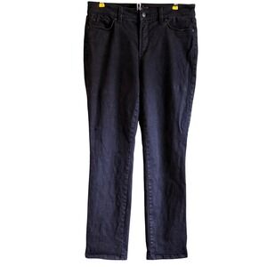NYDJ Black Skinny Jeans Size 8 Women's‎ Cotton Blend Stretch